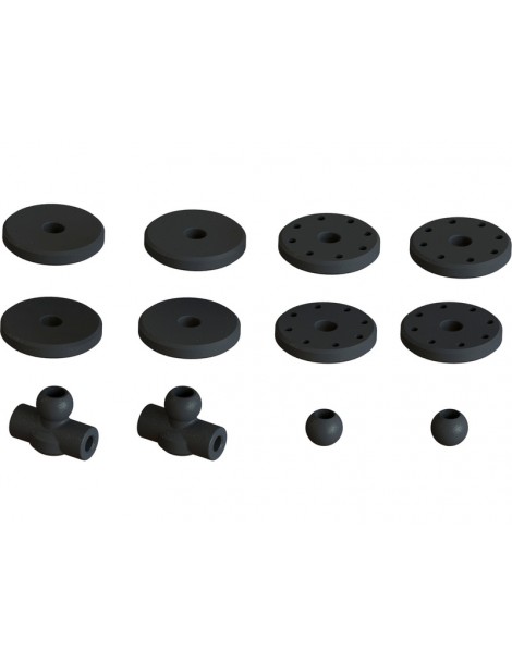 Arrma Shock Set 16x77mm w/ Oil 2000cSt