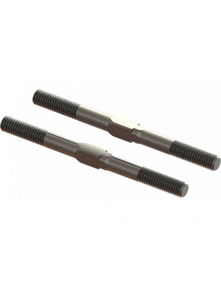 Arrma Steel Turnbuckle M5x65mm Silver (2)