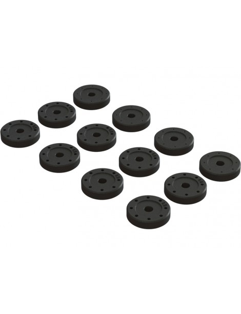 Arrma Shock Piston Set: 1.4mm (8), 1.5mm (8), Blank (4)