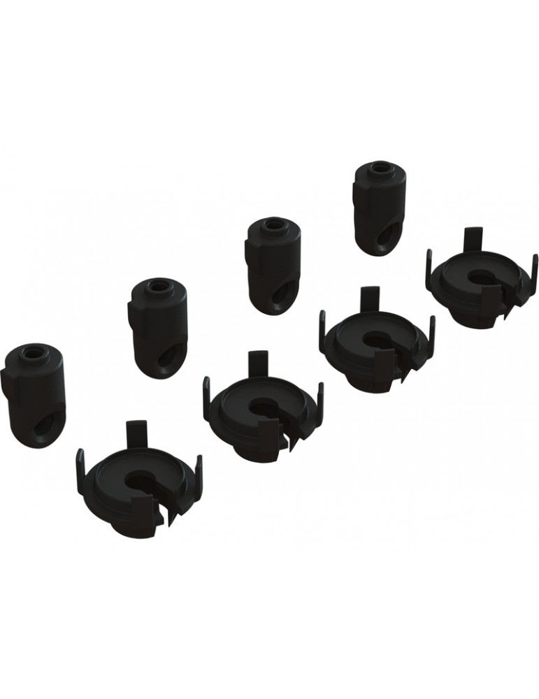 Arrma Shock Rod End & Spring Perch Set (4 Shocks)