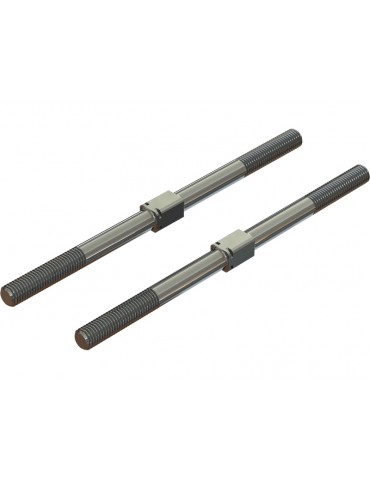 Arrma Steel Turnbuckle M7x130mm Silver (2)