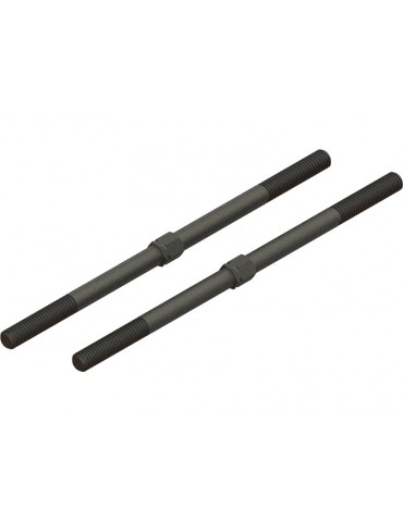 Arrma Steel Turnbuckle M6x130mm (Black) (2)