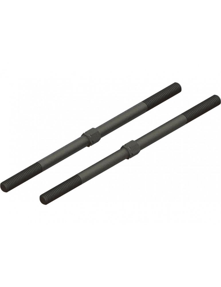 Arrma Steel Turnbuckle M6x130mm (Black) (2)
