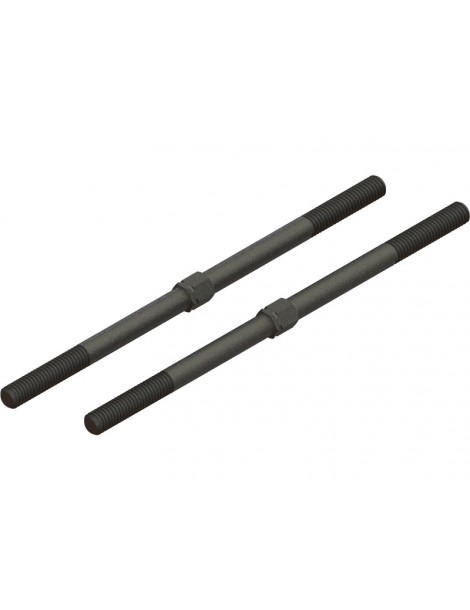 Arrma Steel Turnbuckle M6x130mm (Black) (2)