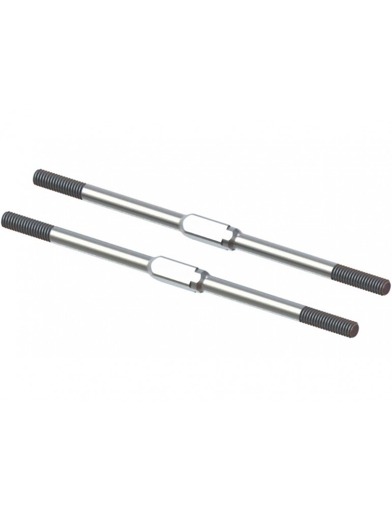 Arrma Steel Turnbuckle M4x95mm Silver (2)