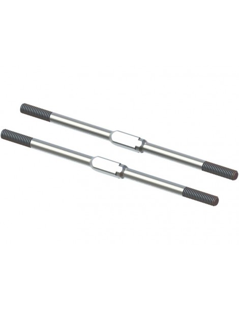Arrma Steel Turnbuckle M4x95mm Silver (2)
