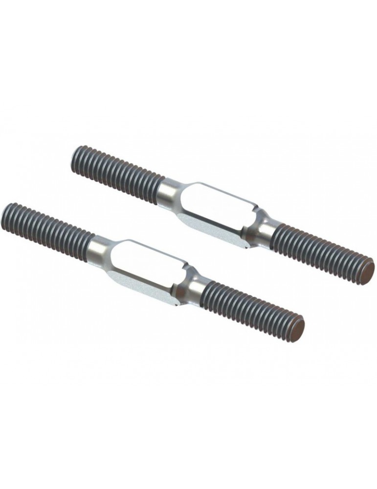 Arrma Steel Turnbuckle M4x45mm Silver (2)