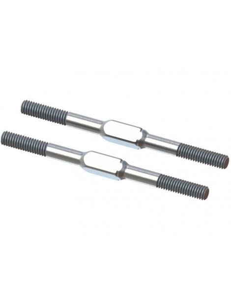 Arrma Steel Turnbuckle M4x60mm Silver (2)