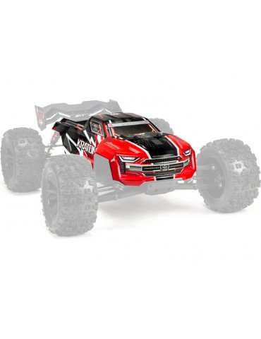 Arrma Kraton 6S BLX Painted Decaled Trimmed Body (Red)