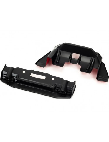 Arrma Painted Splitter And Diffuser Black/Red: Felony 6S BLX