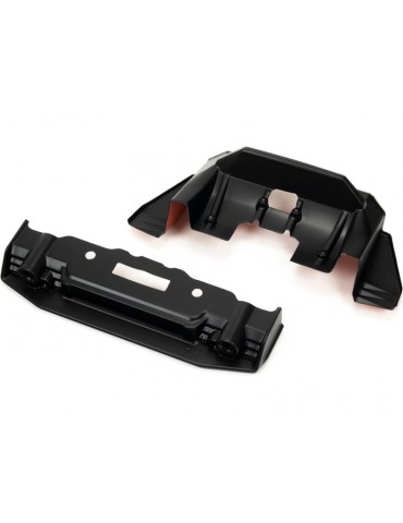 Arrma Painted Splitter And Diffuser Black/Orange: Felony 6S BLX