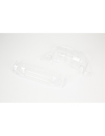 Arrma Trimmed Splitter And Diffuser (Clear): Felony 6S BLX