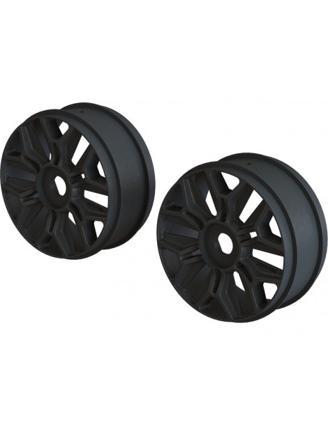 Arrma 1/8 Buggy Wheel Black (2)