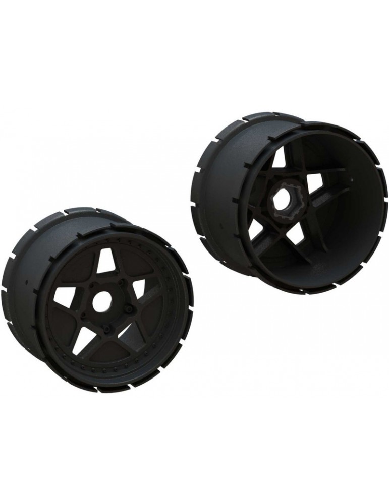 Arrma MT Wheel 4.9in 24mm Hex (1pr)