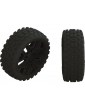 Arrma 2HO Tire Set Glued Black (2)