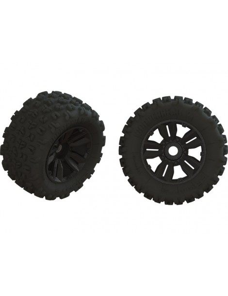 Arrma Wheel and tire Dboots Copperhead2 SB MT (Pair)