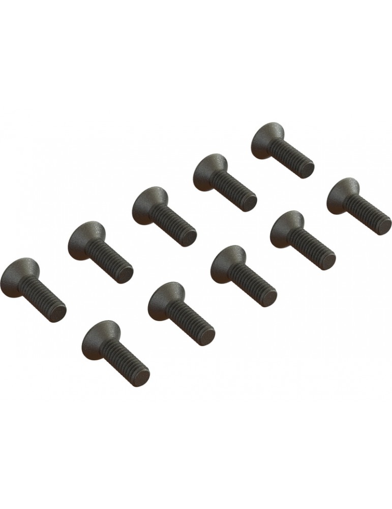 Arrma Flat Head Hex Machine Screw M2.5x8mm (10)