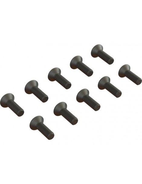 Arrma Flat Head Hex Machine Screw M2.5x8mm (10)