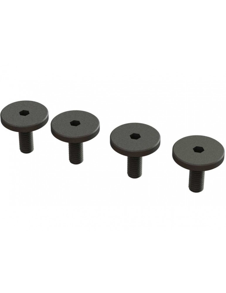 Arrma Screw Hex Socket M3x8mm Large Head (4)