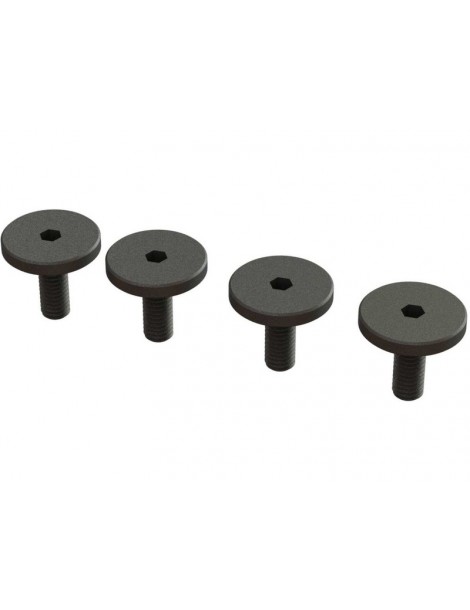 Arrma Screw Hex Socket M3x8mm Large Head (4)