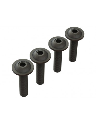 Arrma Screw Hex Socket M4x14mm Flanged Button Head (4)