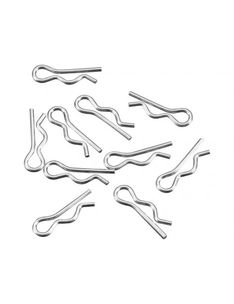 Arrma Body Clip 6mm Black (10)