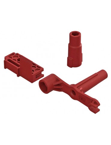 Arrma Chassis Spine Block/Multi-Tool 4x4