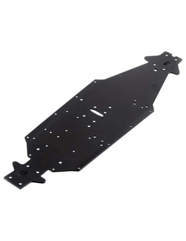 Arrma Chassis Aluminum LWB Silver/Blue Kraton