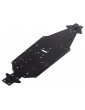 Arrma Chassis Aluminum LWB Silver/Blue Kraton
