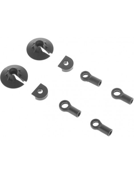 Arrma Shock Rod End Set Nero (2)