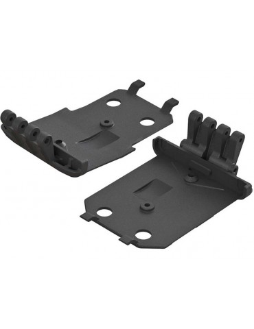 Arrma F/R Lower Skidplate (2) 4x4 Granite MEGA