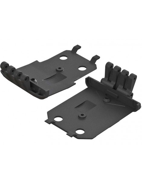 Arrma F/R Lower Skidplate (2) 4x4 Granite MEGA