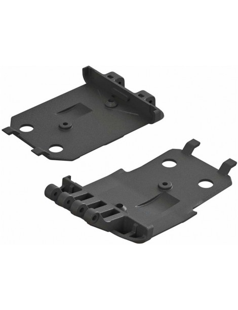 Arrma F/R Lower Skidplate (2) 4x4 Senton Mega