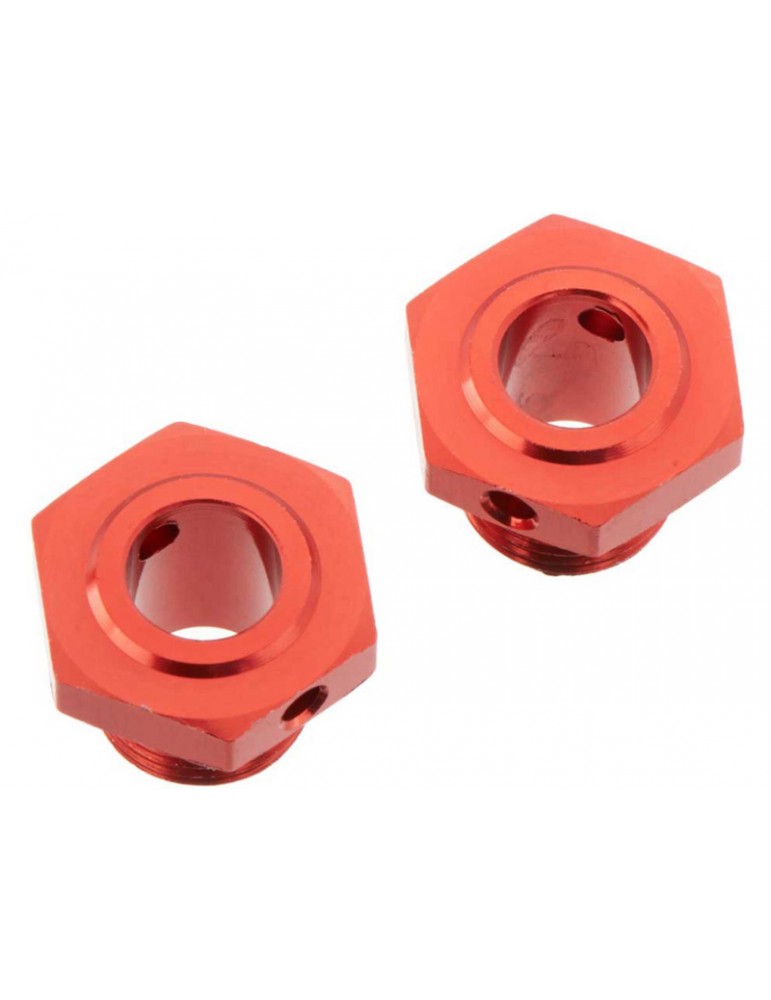 Arrma Wheel Hex Aluminum 17mm/13.6mm Red (2)