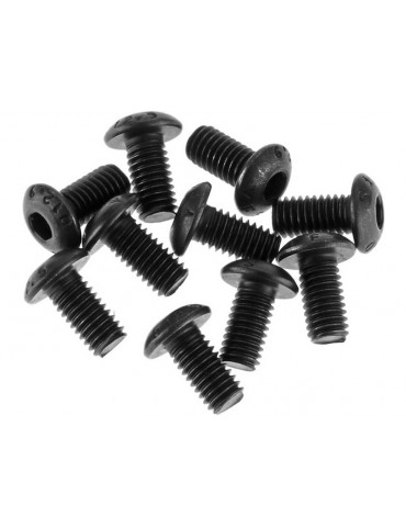 Arrma Screw Hex Socket M3x6mm Button Head (10)
