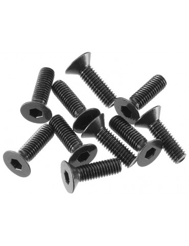 Arrma Screw Hex Socket M3x10mm Flat Head (10)