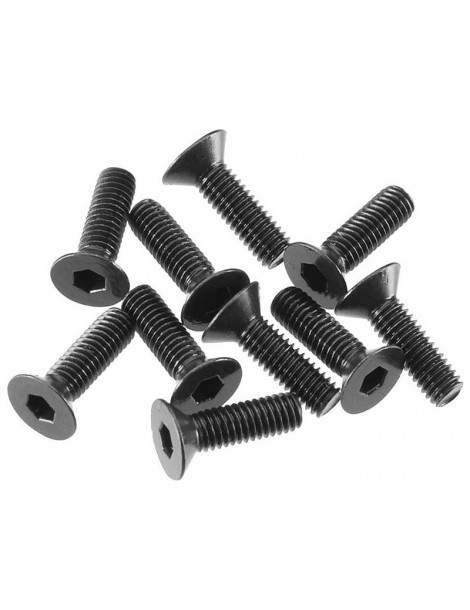 Arrma Screw Hex Socket M3x10mm Flat Head (10)