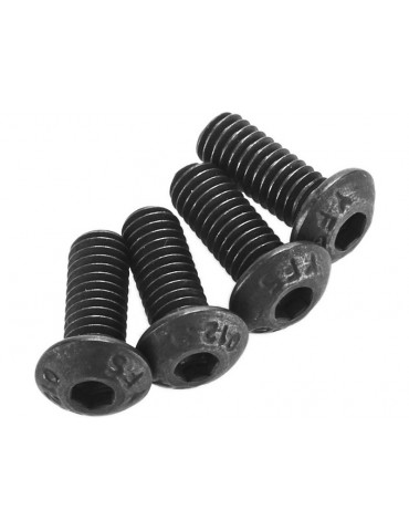 Arrma Screw Hex Socket M4x10mm Button Head (4)