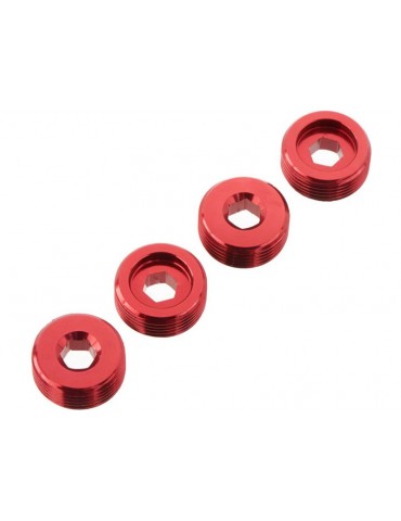 Arrma Nut Front Hub Aluminum Red (4)