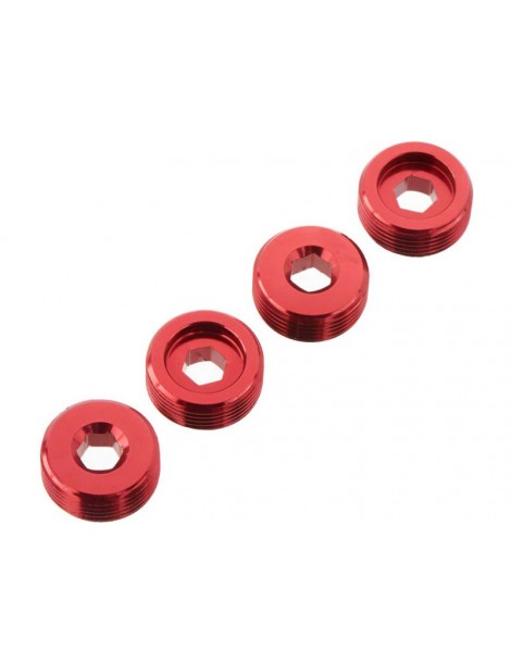 Arrma Nut Front Hub Aluminum Red (4)