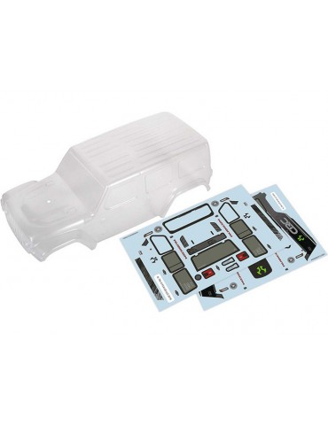 Axial Body Jeep JLU CRC 2019 Clear: SCX24