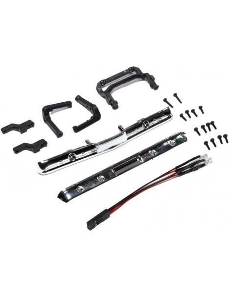 Axial Bumper Set w/LED: SCX24 C10 Chevy 1967