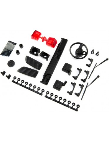 Axial Exterior Body Detail Parts Jeep JLU: SCX10III