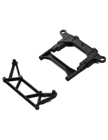 Axial Rear Chassis Brace/Bumper Body Mount: SCX10 III