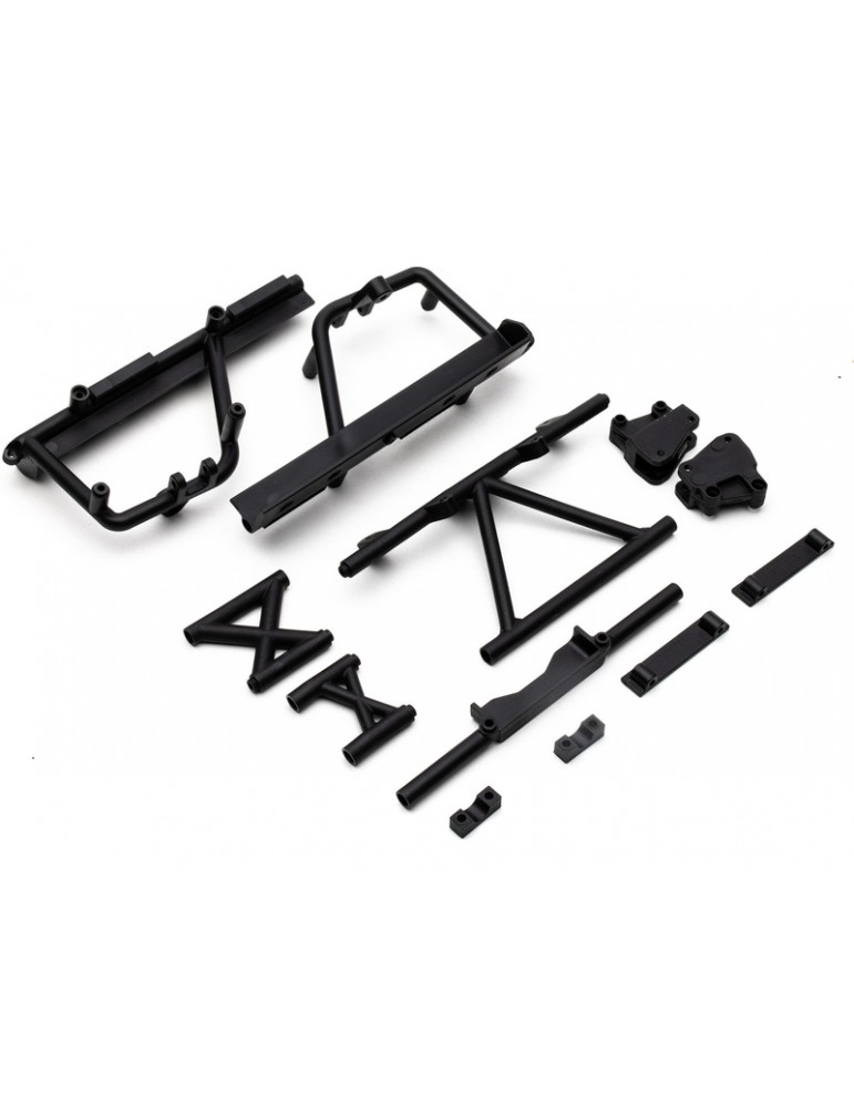 Axial Cage Supports Battery Tray (Black): RBX10