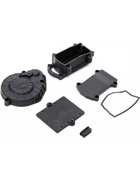 Axial Cage Radio Box Spur Cover (Black): RBX10