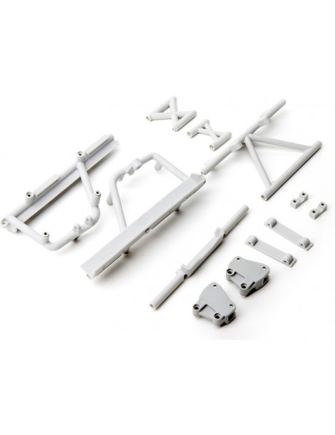 Axial Cage Supports Battery Tray (Gray): RBX10