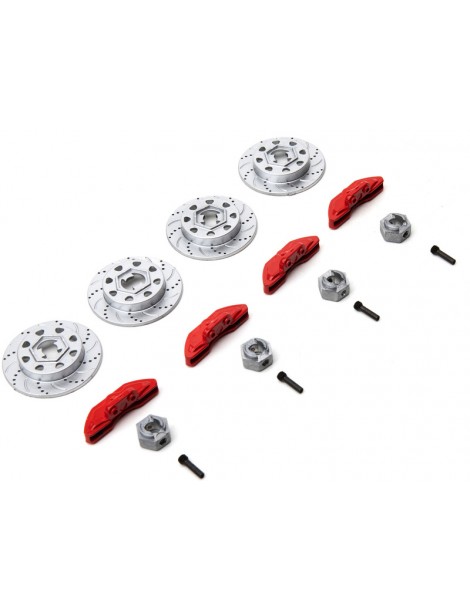 Axial Hex Rotor Caliper and Pin Set (4): RBX10