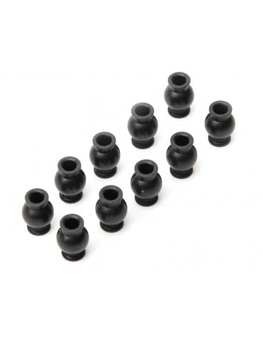 Axial Pivot Ball 8x9.5mm Stainless Steel (10): RBX10