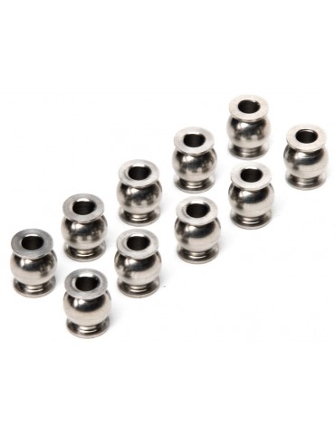 Axial Pivot Ball 8x7mm Stainless Steel (10): RBX10